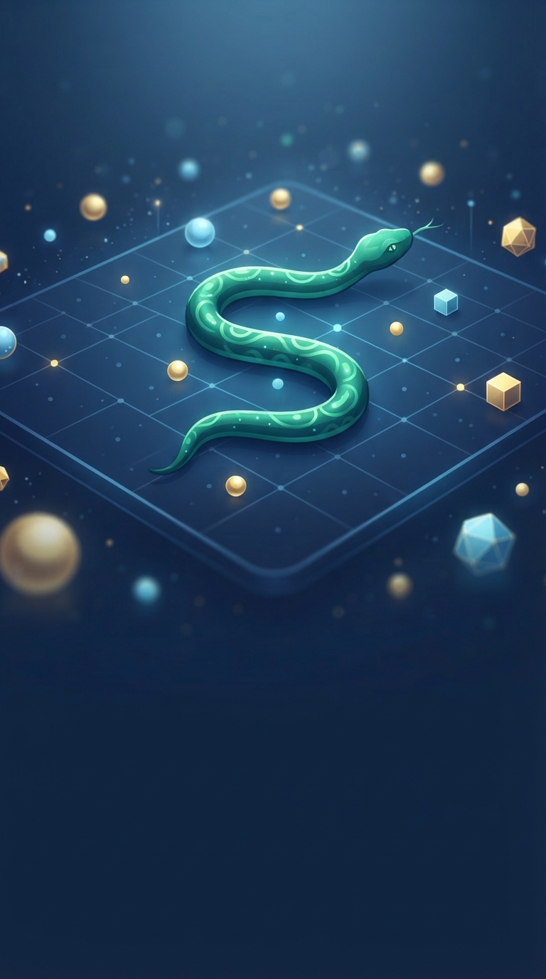 Ilustración del Snake de conjugaciones