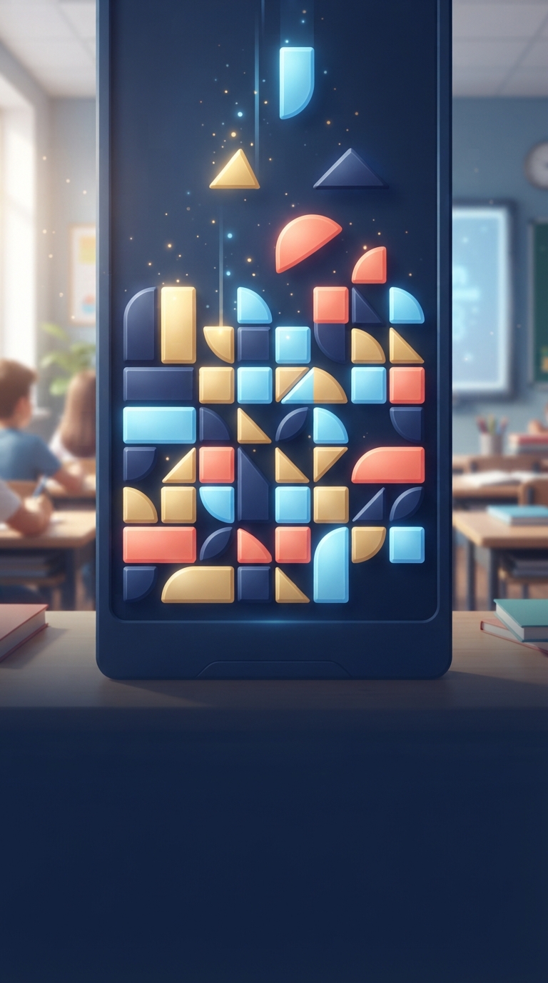 Ilustración del Tetris gramatical